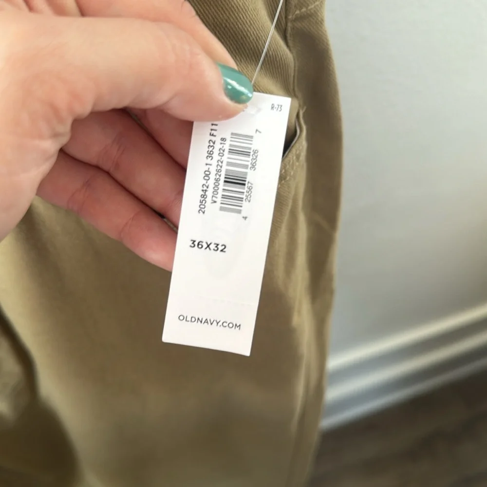 Old navy slim jean khakis - Picture 3 of 4